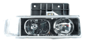 ANZO Chevy Astro/Safari 95-98 Black Headlights