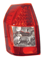 ANZO DODGE MAGNUM 05-UP LED TAIL LIGHTS RED/CLEAR