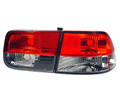 ANZO HONDA CIVIC 96-00 2 DR TAIL LIGHTS RED/CRYSTAL
