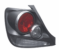 * Discontinued - APC Retro 3D Euro Tails - Honda Civic Si Hatchback 03-Up Retro 3D Tail Lens Black Satin