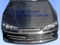 Extreme Dimensions Nissan 240SX HB 89-94 Carbon Creations S15 Conversion OEM Hood - Carbon Fiber