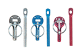 Sparco 1606AA Hood Pins Hood Pin Blu - Guide Pin & Trip Shutter, Pair, Blue Anodized