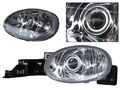 * DISCONTINUED * APC Dodge Neon 95-99 Euro Clear Projector Headlights Chrome Housing