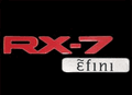 MAZDA EMRX7R JAPAN "RX-7 EFINI" EMBLEM FOR RX7 93-96 (RED)