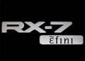 MAZDA EMRX7S JAPAN "RX-7 EFINI" EMBLEM FOR RX7 93-96 (SILVER)
