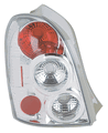 ANZO MAZDA PROTEGE 99-02 5 DR TAIL LIGHTS CHROME